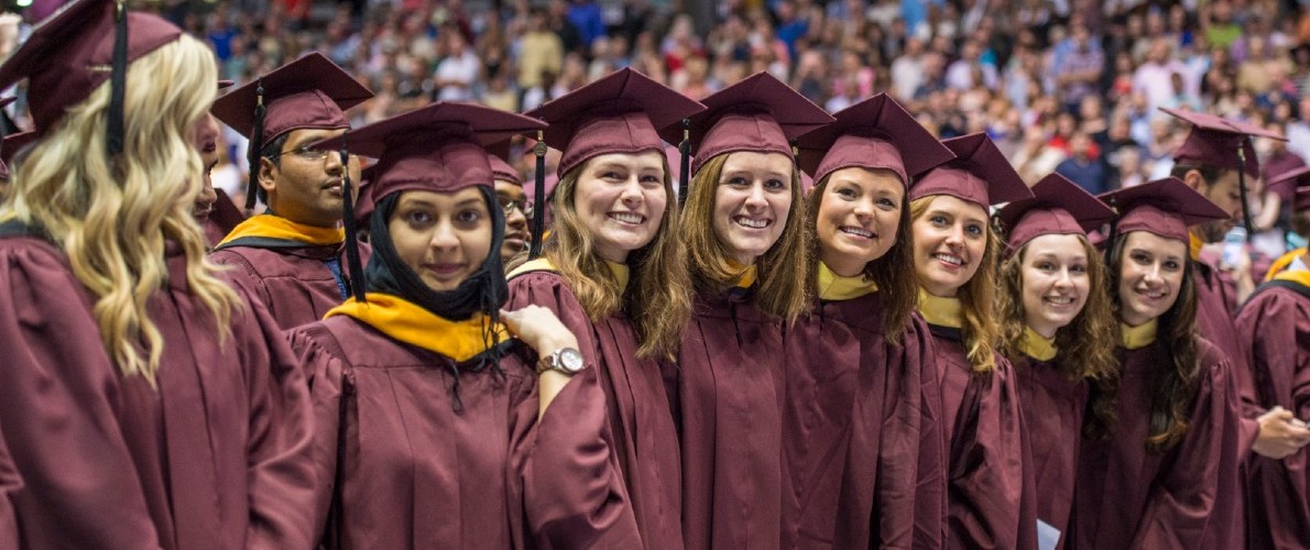 SIU Students at Commencement 