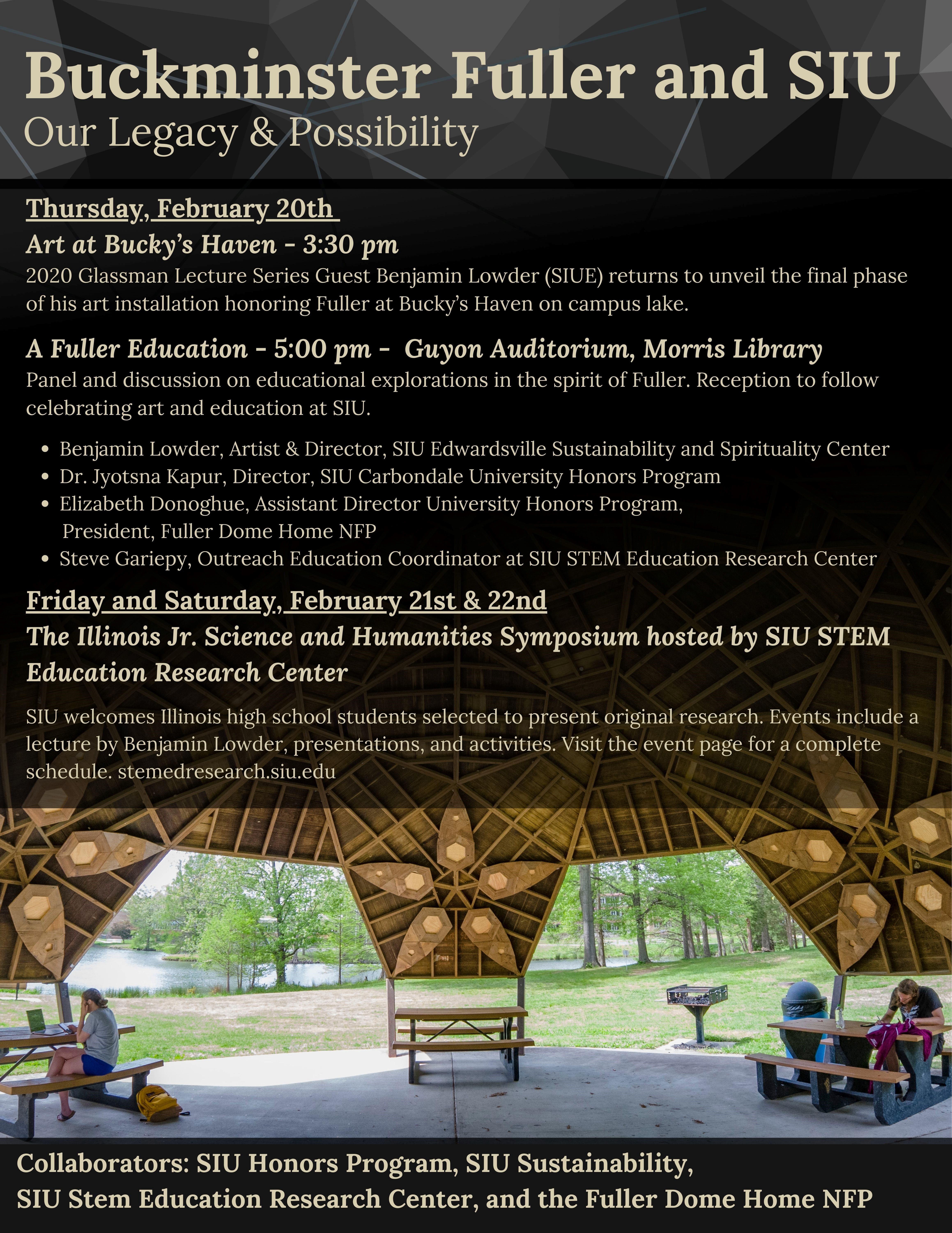 Buckminster Fuller and SIU poster