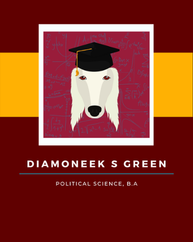 Diamoneek S Green - Political Science, B.A.