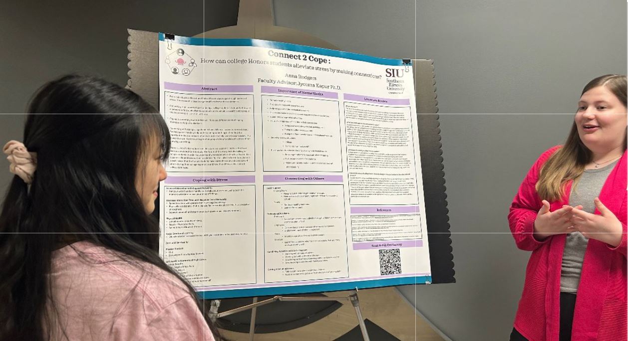 Anna Rodgers presenting research