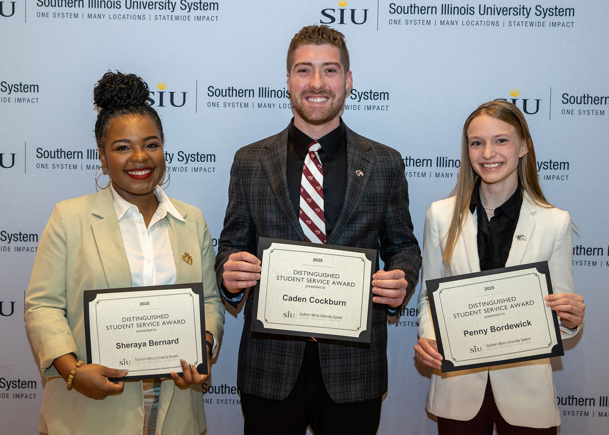 Distinguished Student Service Awards winners