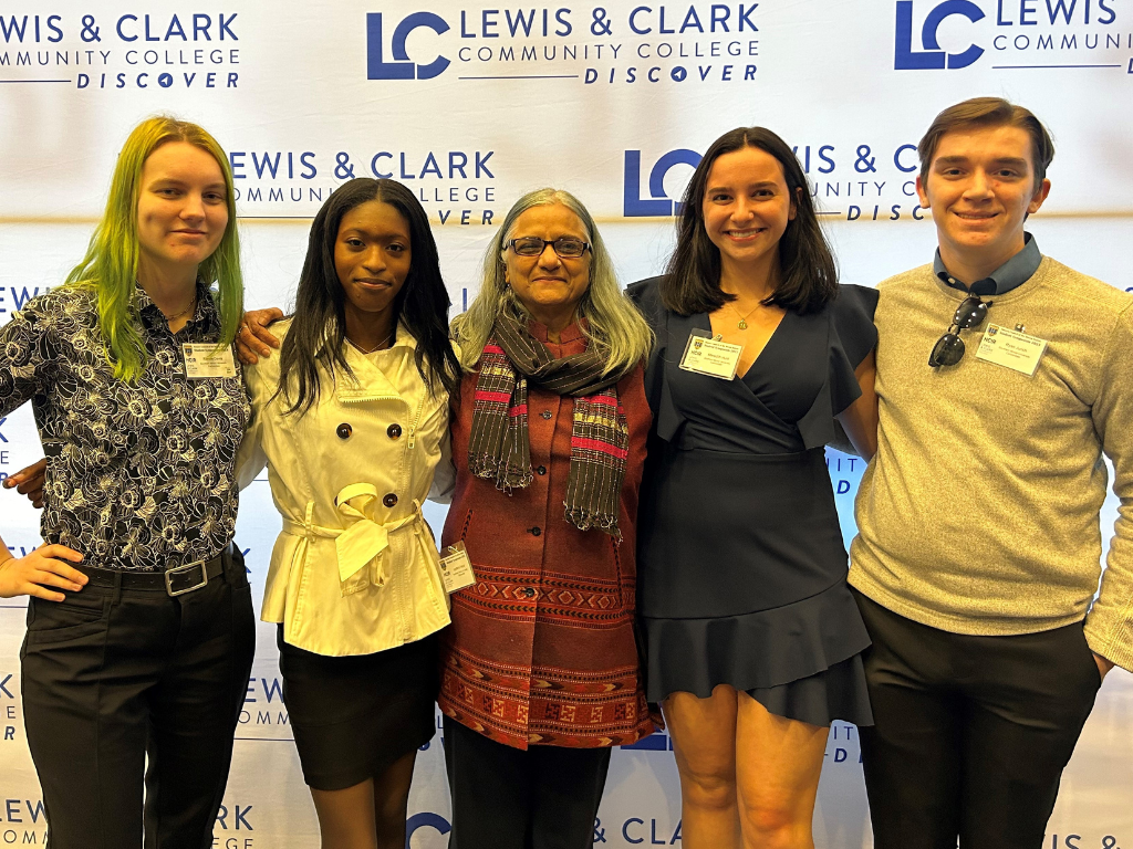 SIU team at Honors Council of the Illinois Region symposium